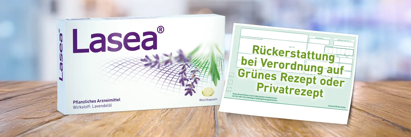 Lasea Packung mit Grünem Rezept