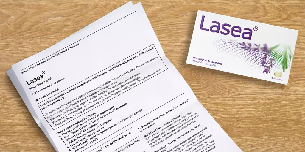 Lasea Packung mit Beipackzettel