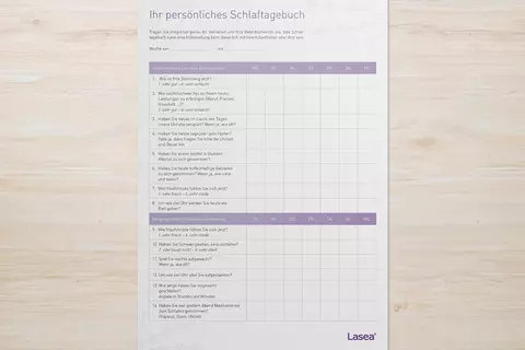 Lasea Schlaftagebuch