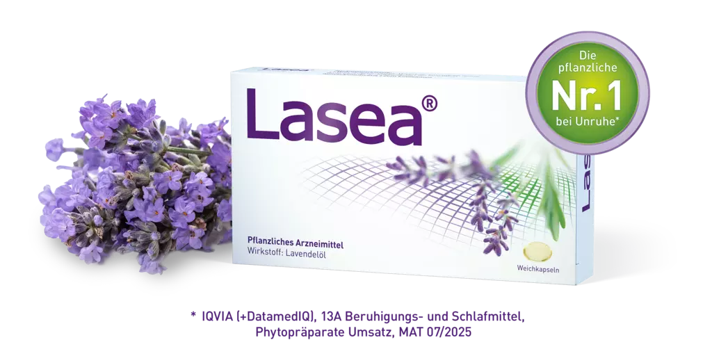 Lasea Packung mit Lavendelblüten